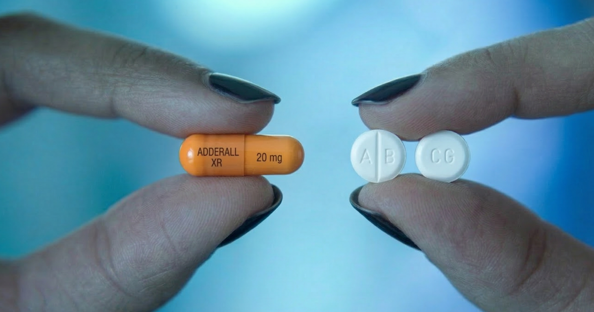 Comparing Ritalin to Adderall to showcase the difference between these study drugs