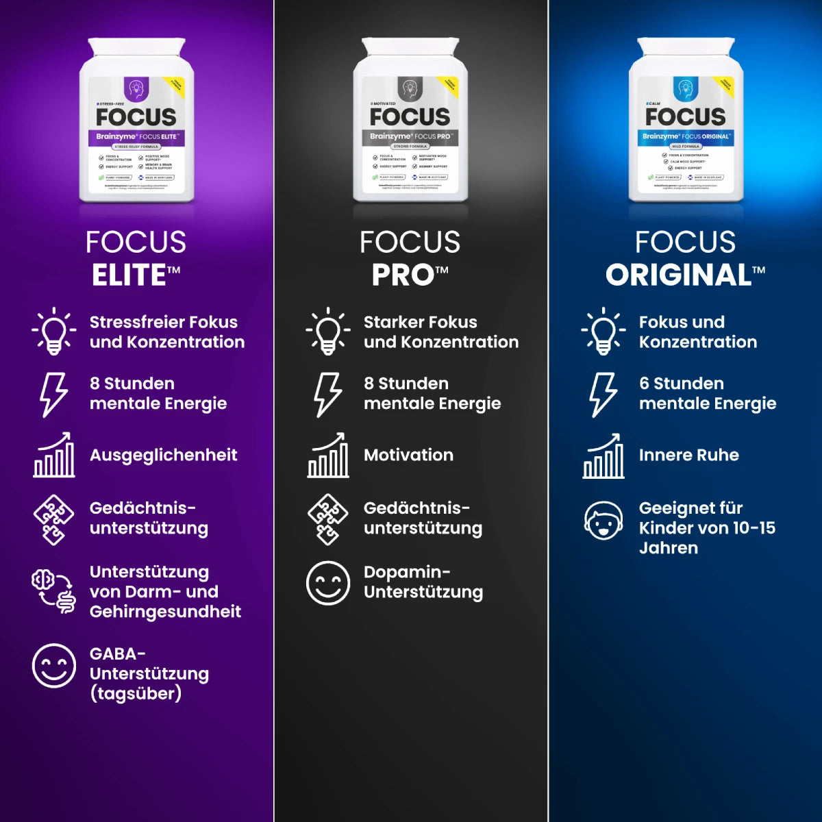 Brainzyme® FOCUS™ Starter Bundle.