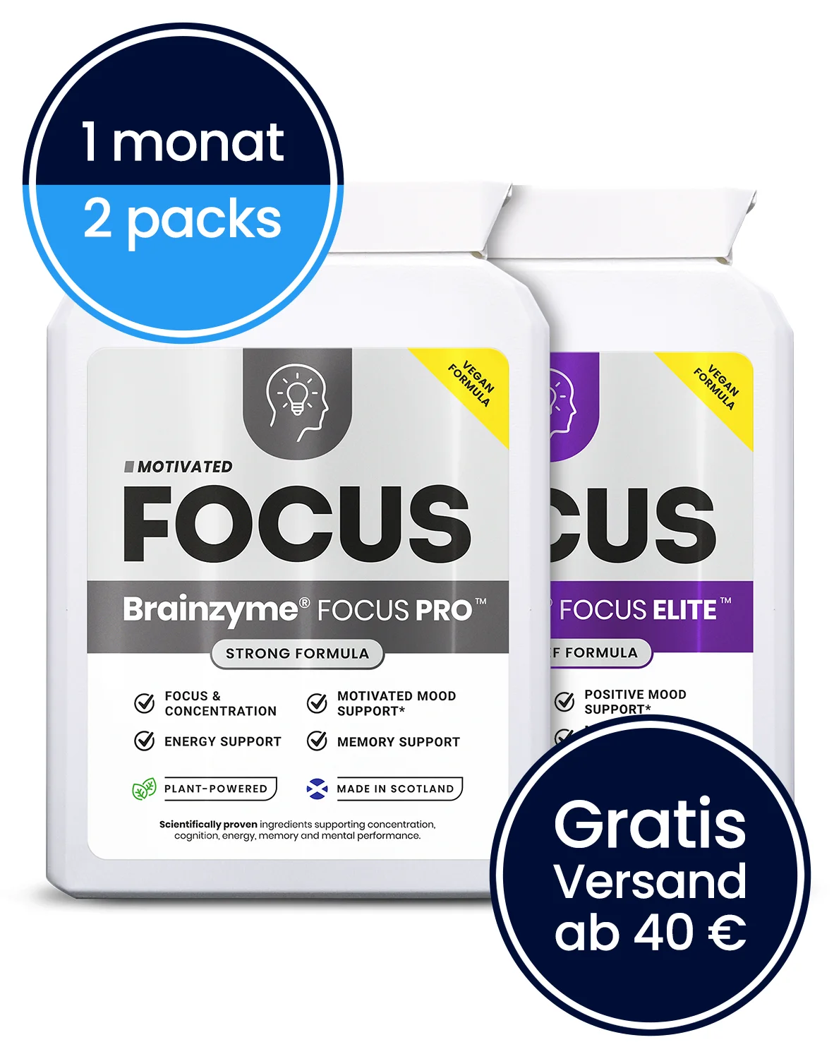 Brainzyme® FOCUS PRO + ELITE™