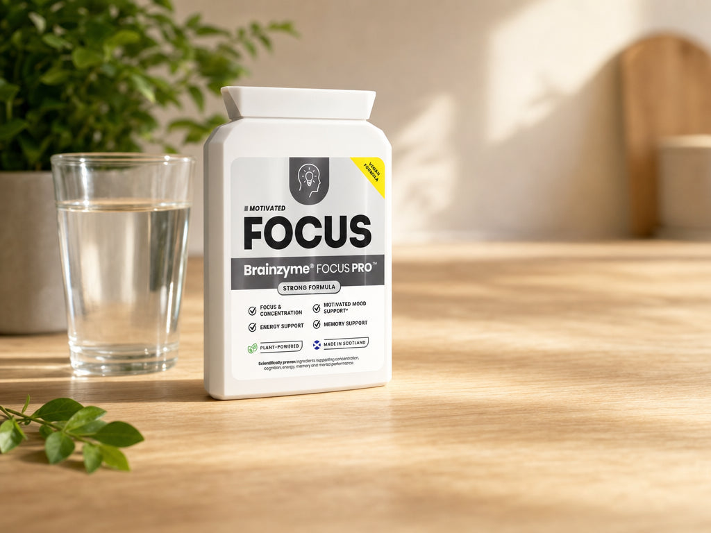 FOCUS PRO im warmen Morgenlicht — schließen Sie Ihre erste Brainzyme-Bestellung ab